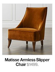 Matisse Armless Slipper Chair