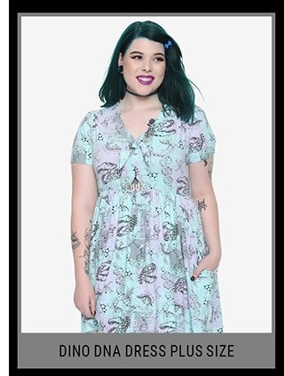 Dino DNA Dress Plus Size