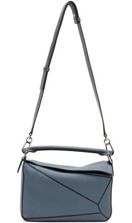 Loewe - Blue Small Puzzle Bag