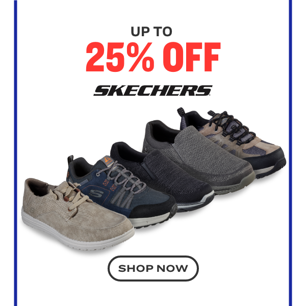 Up to 25% Off Skechers