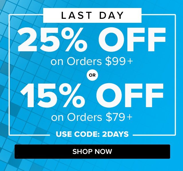 LAST DAY - Shop Now!