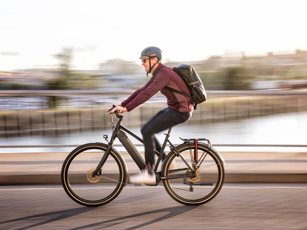 Man on bike