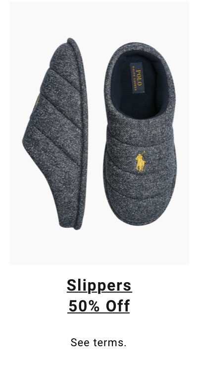 Slippers 50% Off