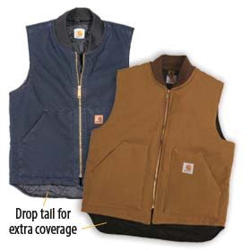 Drop tail for extra coverage