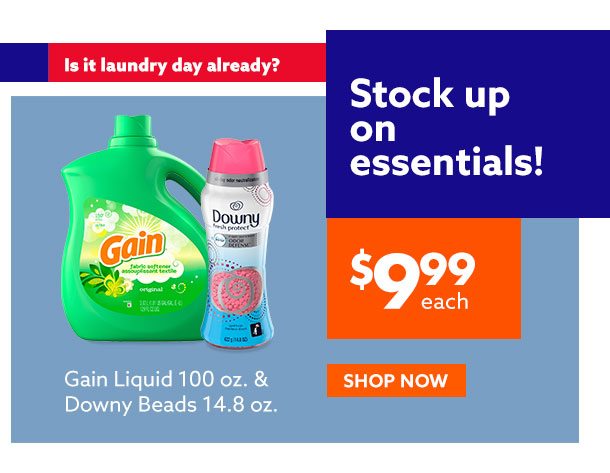 Laundry Essentials $9.99