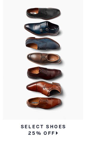 Select Shoes 25 % OFF