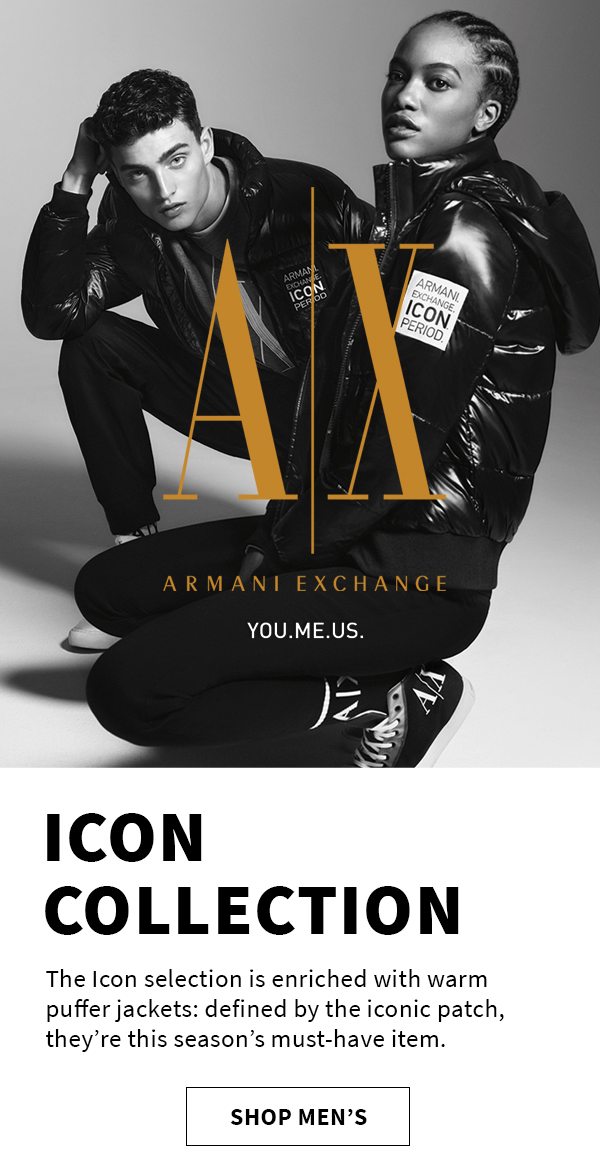 The A|X Icon Collection new arrivals - Armani Exchange Email Archive