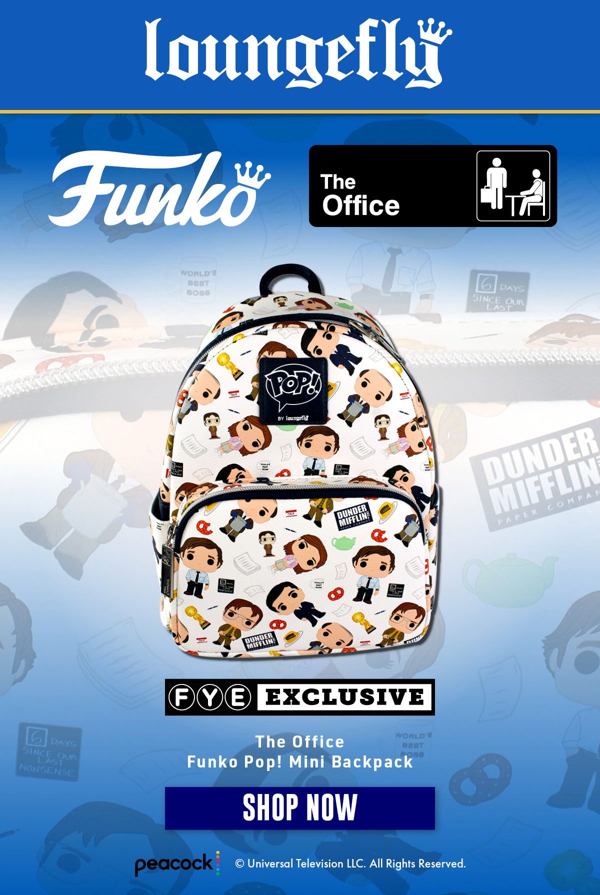 The Office Funko Pop! Mini Backpack