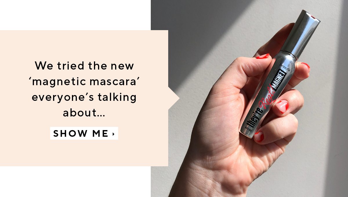 We tried the new 'magnetic mascara' everyone's talking about…
