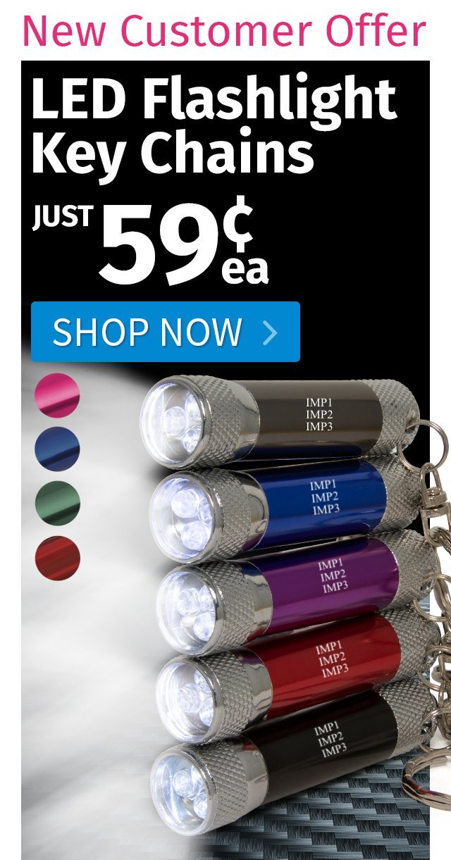 LED Flashlight Key Chains for only 59¢ each!