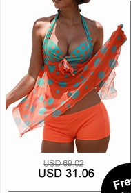 Asymmetric Hem Padded Open Back Printed Tankini Set