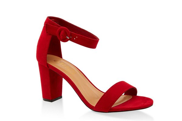 Single Band Block Heel Sandals