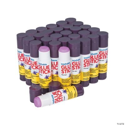 Purple Washable Glue Stick Classpack - 30 Pack