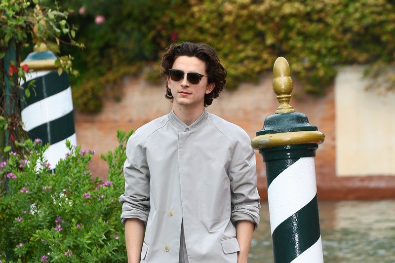 Timothee Chalamet is seen arriving at the 76th Venice Film Festival on September 02, 2019 in Venice, Italy. (Photo by Matteo Chinellato/NurPhoto via Getty Images)