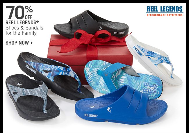 Shop 70% Off Reel Legends Shoes & Sandals for the Family