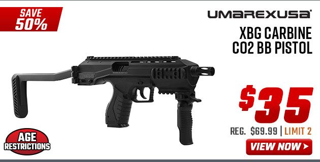 Umarex XBG Carbine CO2 BB Pistol