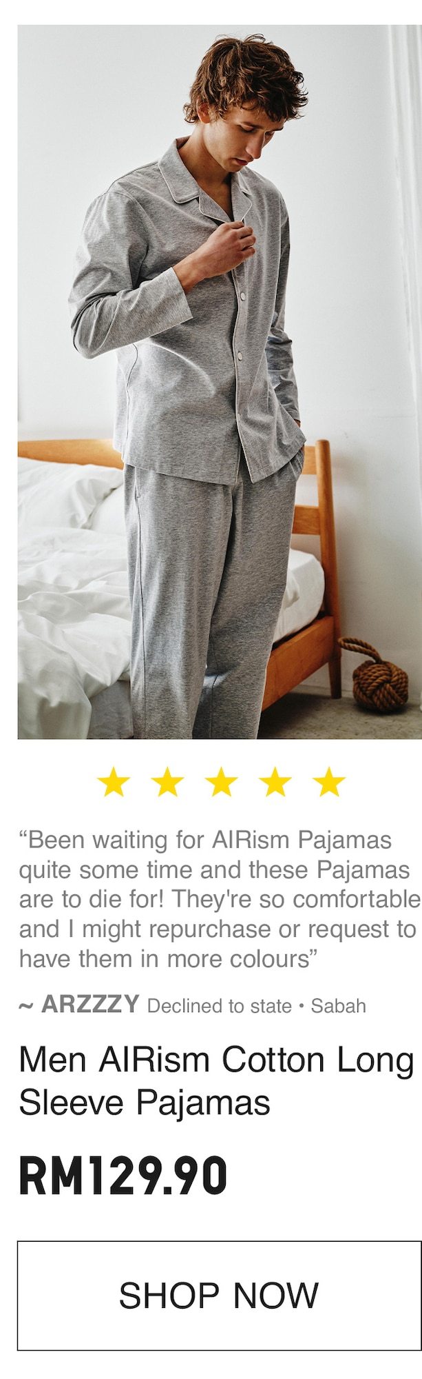 AIRISM COTTON PAJAMAS