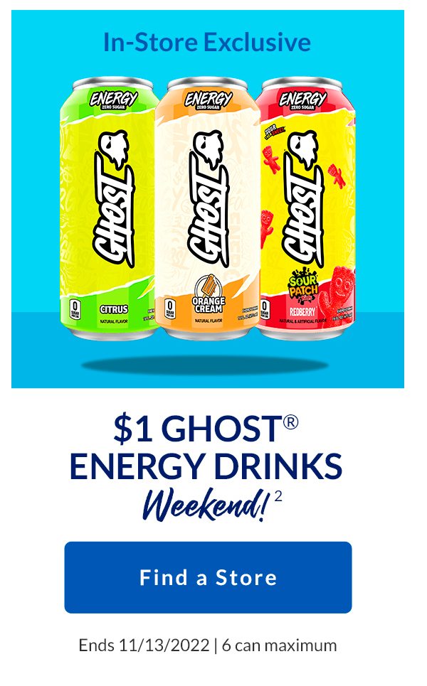 GHOST $1 Drinks Weekend