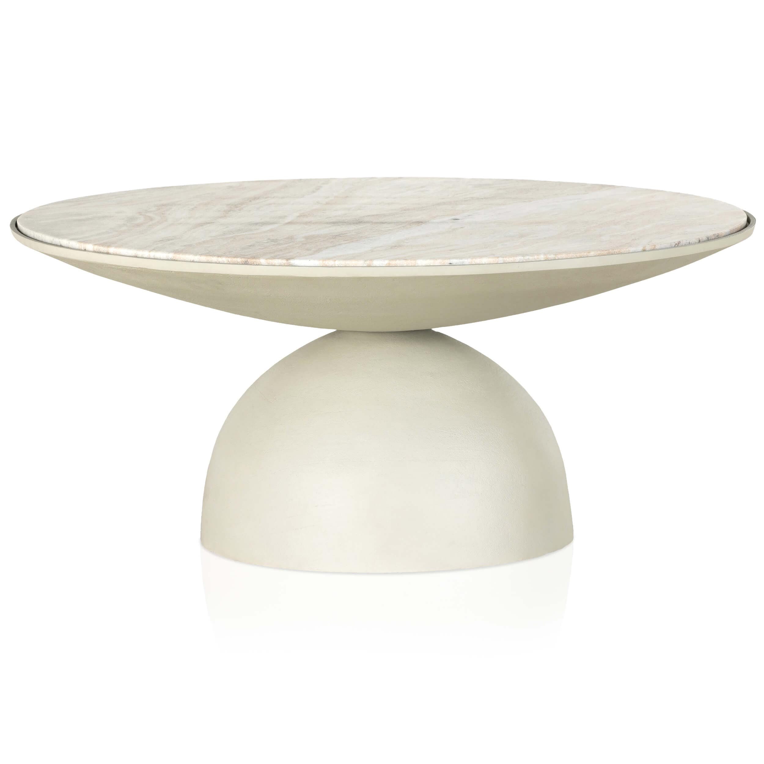 Image of Corbett Coffee Table, Matte White