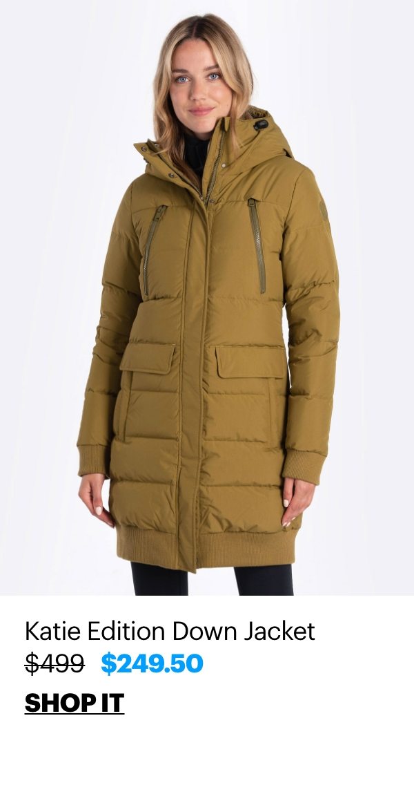 Katie Edition Down Jacket - Fir Green