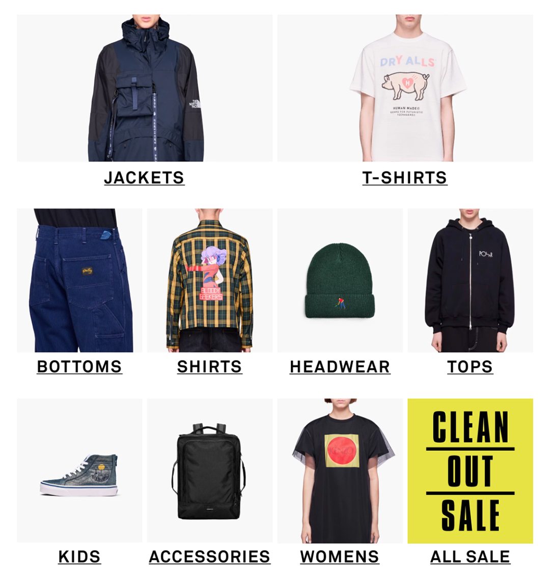 CLEAN OUT SALE