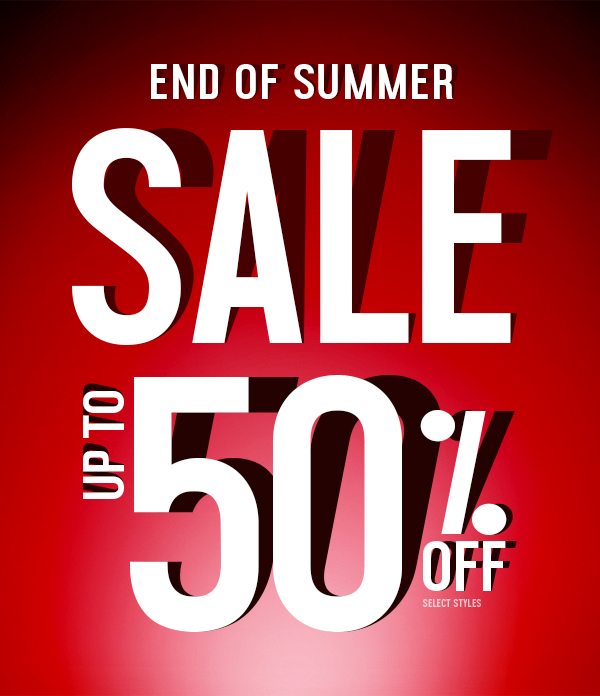 Shop End of Summer Sale