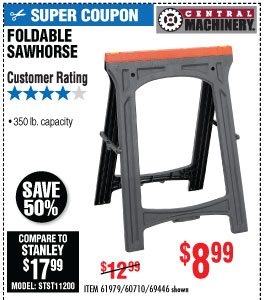 View Foldable Sawhorse