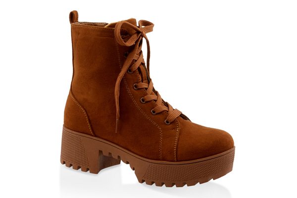 Lace Up Platform Combat Boots