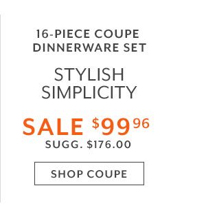 16-PC Coupe Dinnerware Set