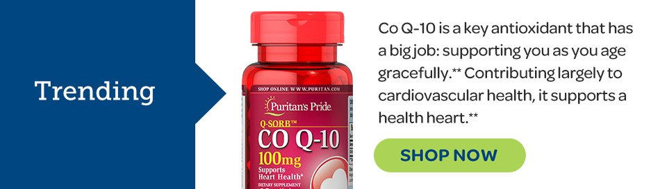 Trending - Co Q-10 is a key antioxidant that has a big job: supporting you as you age gracefully.** Contributing largely to cardiovascular health, it supports heart health.** Shop Now.