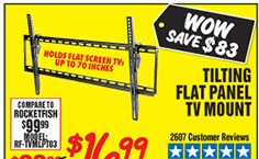  Large Tilt Flat Panel TV Mount 