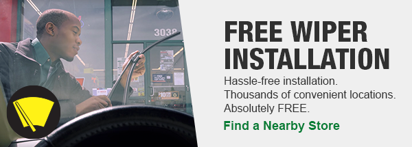 FREE Wiper Installation. Hassle-free installation. Thousands of convenient locations. Absolutely FREE.. Learn More