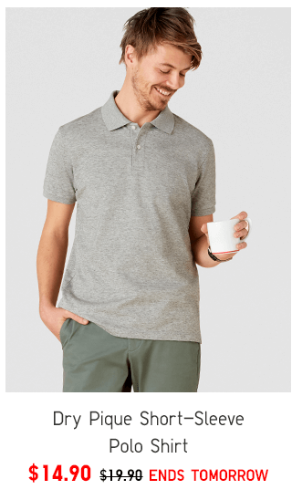 DRY PIQUE SHORT-SLEEVE POLO SHIRT