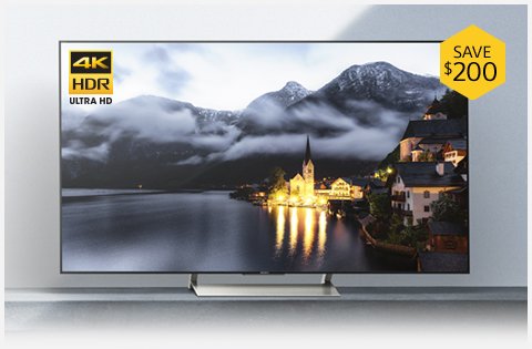 SAVE $200 | X900E 4K HDR1 Ultra HD TV