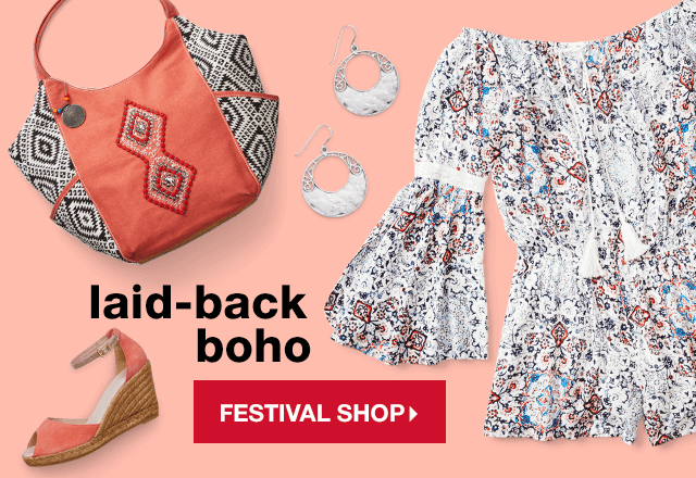 Laid-Back Boho - Shop Festival Shop