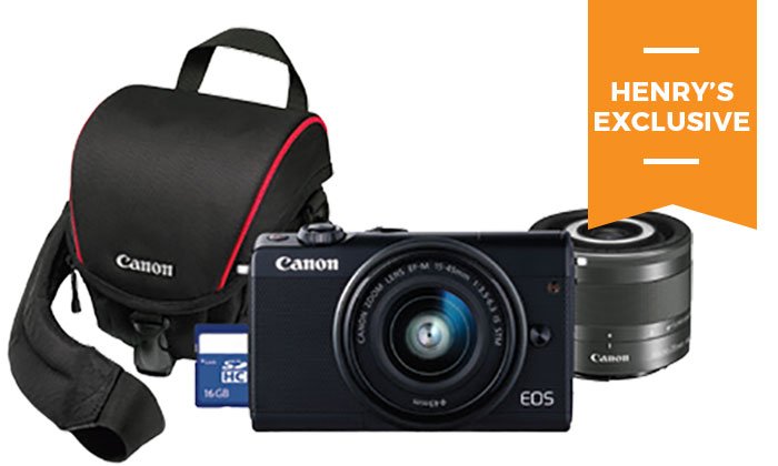 Henry's Exclusive Canon EOS M100 Two Lens Bundle