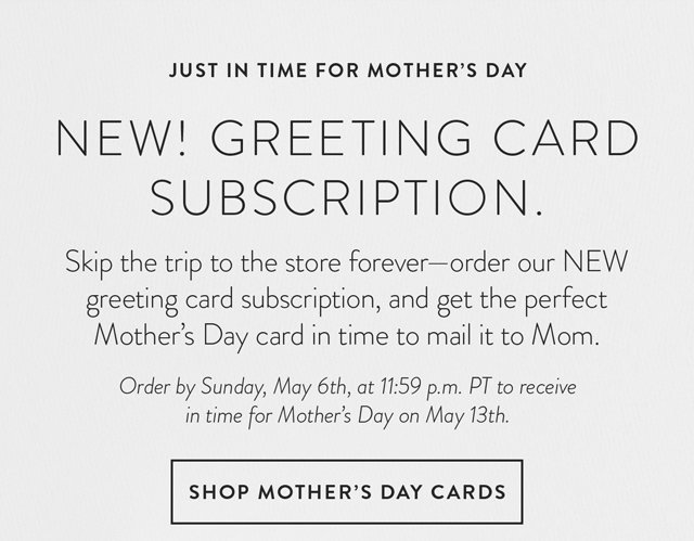 Shop Mother's Day Cards