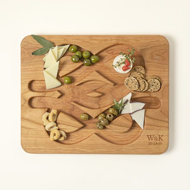 Personalized Love Knot Serving Board