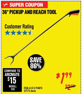 36 in. Pickup and Reach Tool