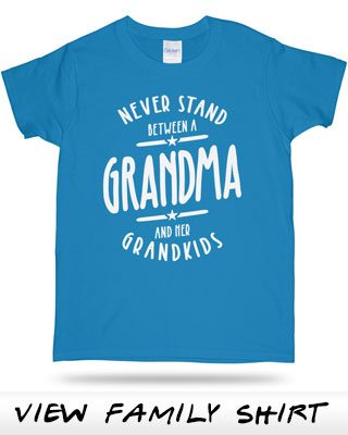 Never stand between a grandma and her grandkids