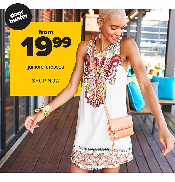 Doorbuster from 19.99 Juniors' Dresses - Shop Now