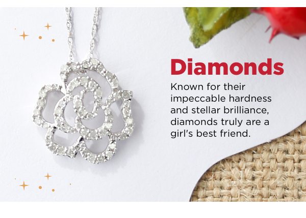 Shop diamond jewelry.