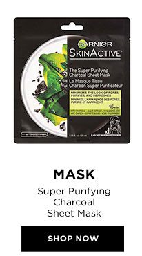 MASK - Super Purifying Charcoal Sheet Mask - SHOP NOW