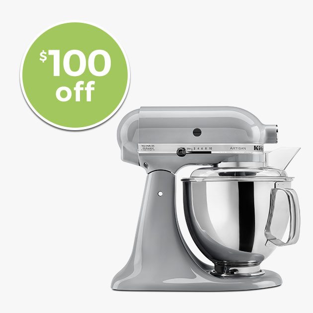 KitchenAid® Artisan® 5-Quart Stand Mixer - $100 off