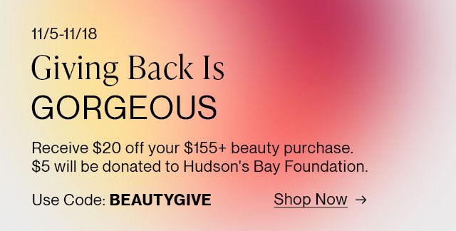Use Code: BEAUTYGIVE