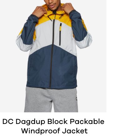 DC Dagdup Block Packable Windproof Jacket