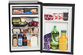 Arctic King 2.6 cu ft 1-Door Compact Refrigerator (Black)