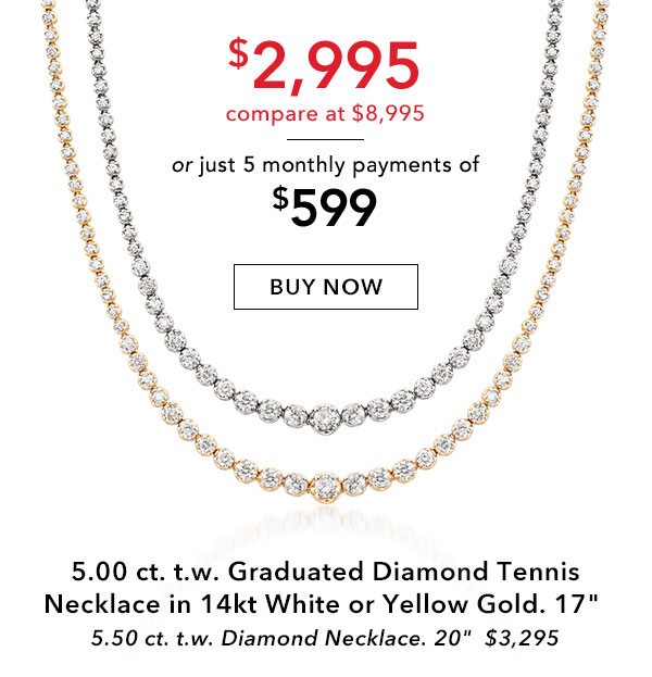 ross simons tennis necklace