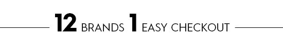 12 Brands 1 Easy Checkout