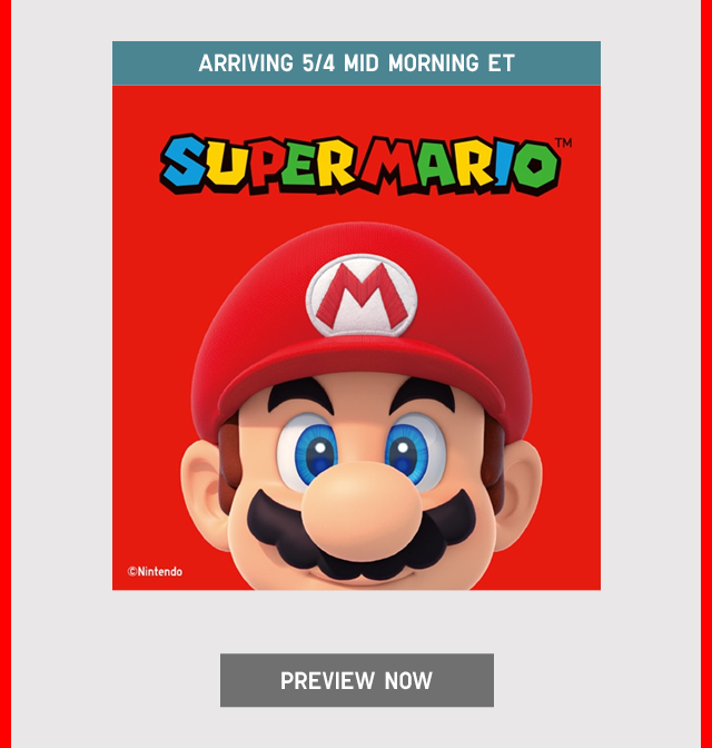 BANNER2 - SUPER MARIO ARRIVING MID MAY